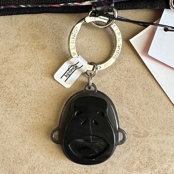 Kipling Crossbody/Shoulder Bag Splash Rainbow Abstract Print Black/Multi NWT - Picture 14 of 16